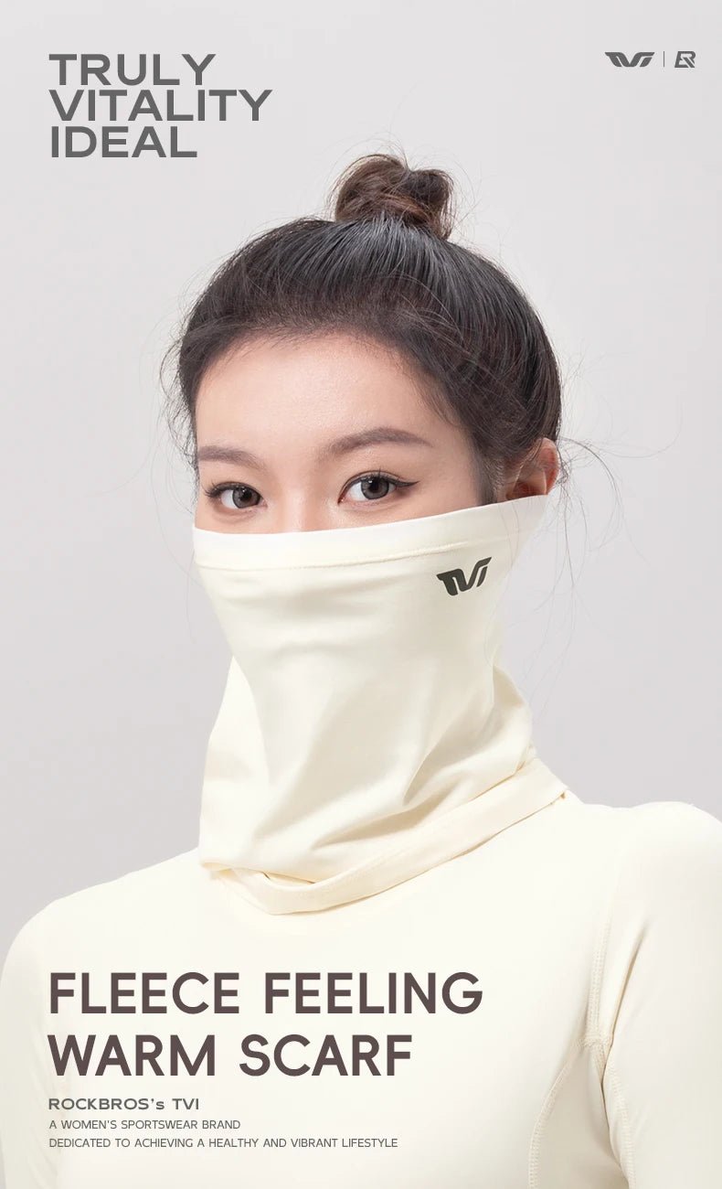 Maschera balaclava invernale per ciclismo ROCKBROS – copertura viso calda e traspirante