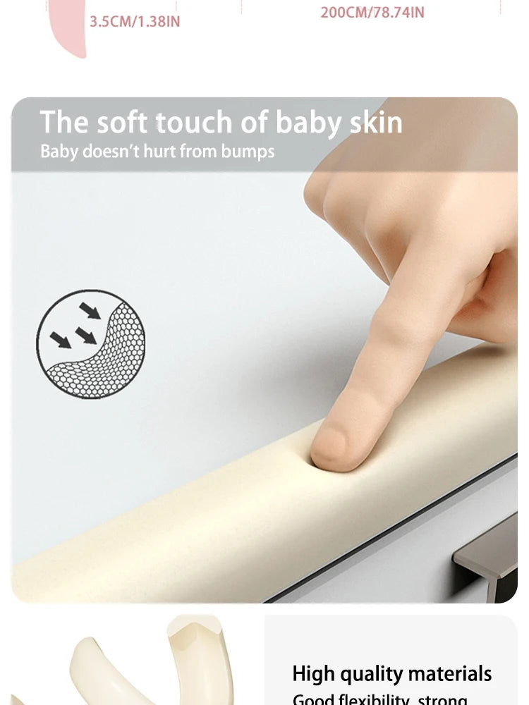 Table Corner Safety Strips – Soft Baby Protection