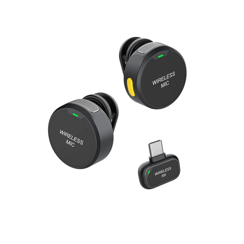 Wireless Lavalier Microphone - USB-C or Lightning