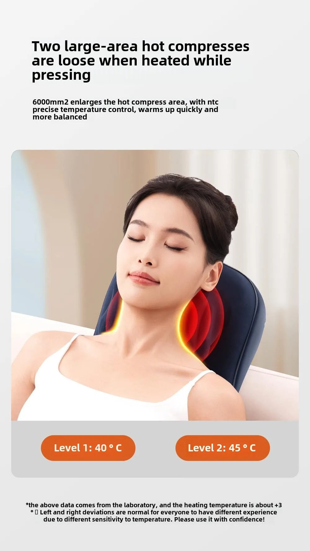 Trapezius Massage Pillow Wireless Electric Car Home Massager Heating Waist Neck Leg Cervical Shiatsu Kneading Rechargeable