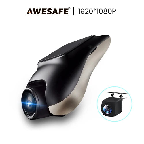 1080P Hidden Dash Cam with Rear Camera