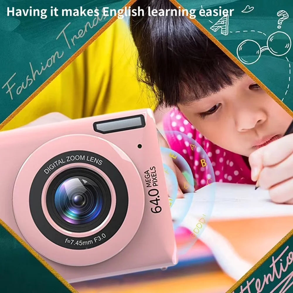 KOMERY 4K 64MP Digital Camera with 18X Zoom and Autofocus