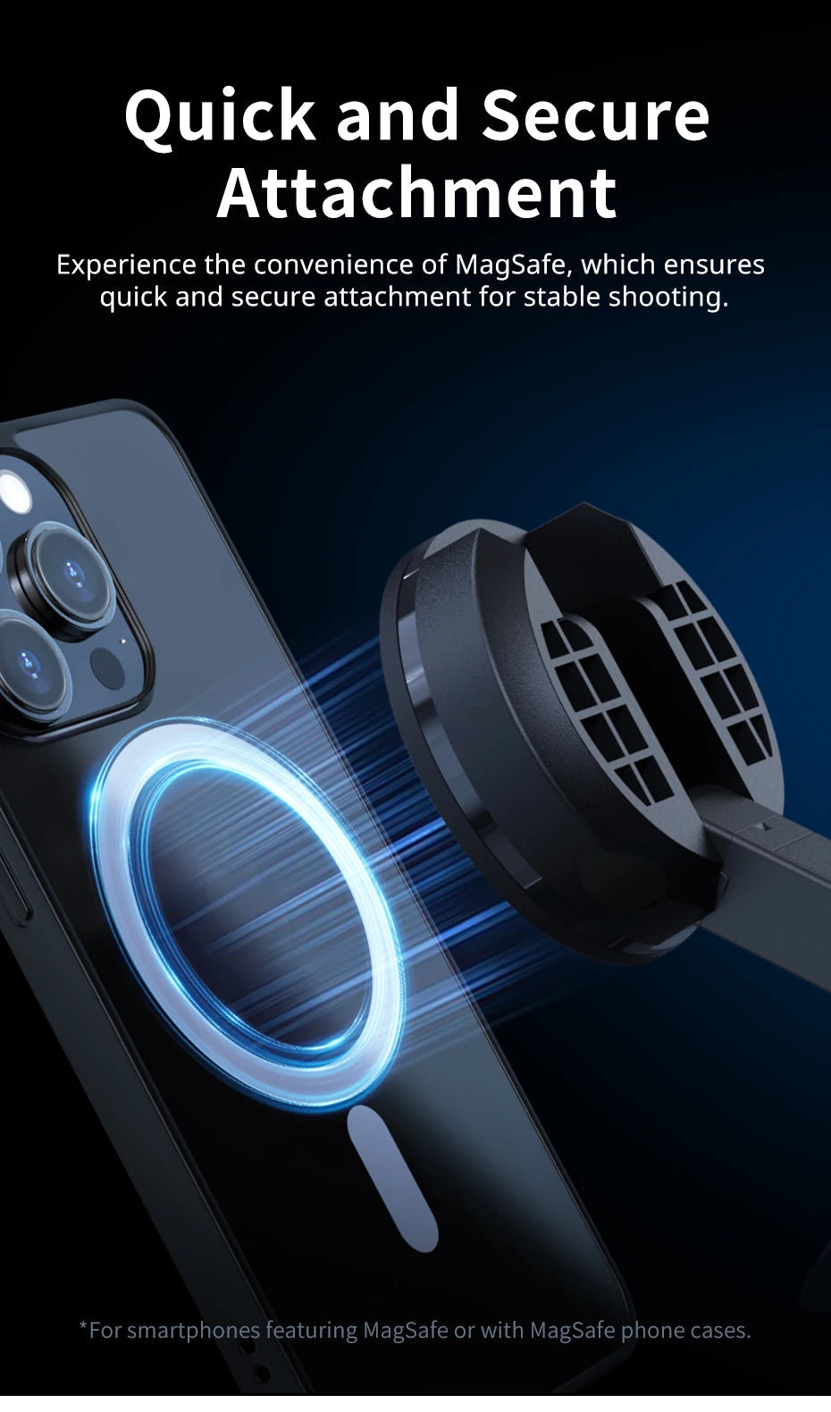 Ulanzi MT-84 1.53M Magsafe Selfie Stick Tripod Stand Bluetooth Remote Phone Extension Tripod for IPhone 16 15 LiveStreaming Vlog