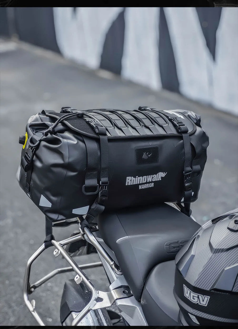 Waterproof Motorcycle Saddle Bag 20L 40L 65L Tail Seat Storage Pack