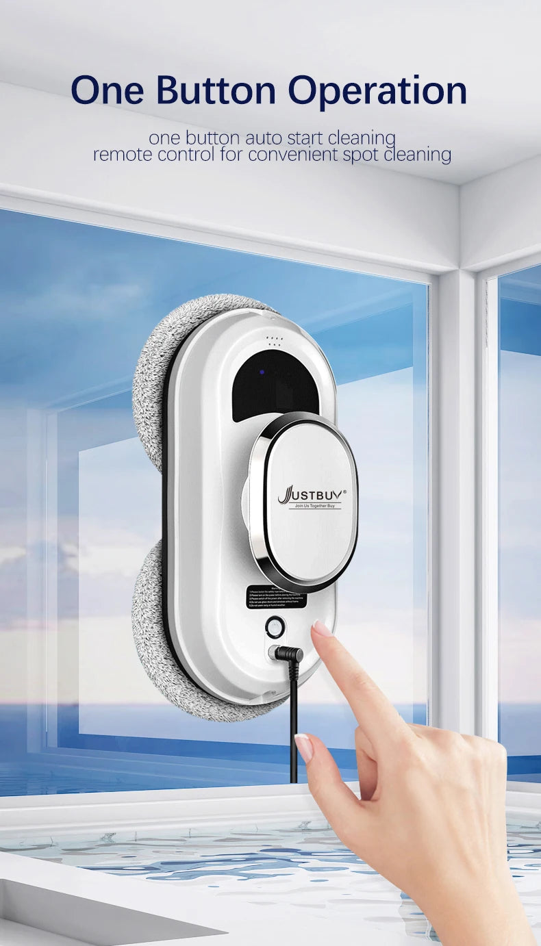 Window Robot Vacuum Cleaner Auto Working Electric Glass Limpiacristales Remote Control For Home