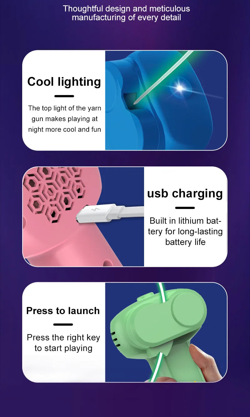 Reduce stress luminous rope outdoor toys boys games party birthday gifts juegos de viaje para niños parent-child interaction