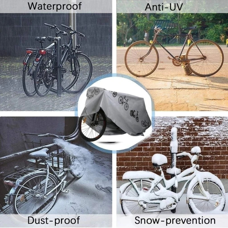 Bicycle Storage Cover, Black or Grey