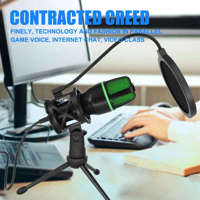 USB Condenser Desktop Microphone