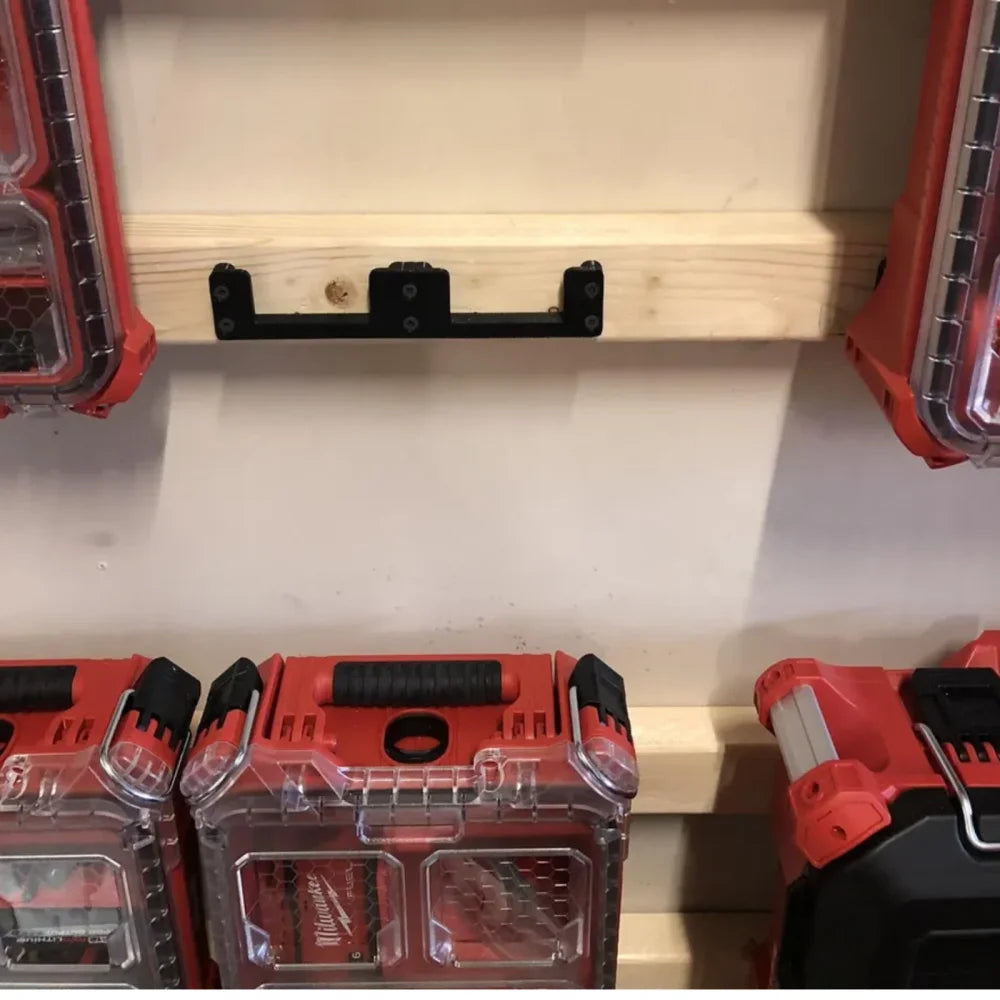 Taquets de fixation murale pour organiseurs Milwaukee PACKOUT