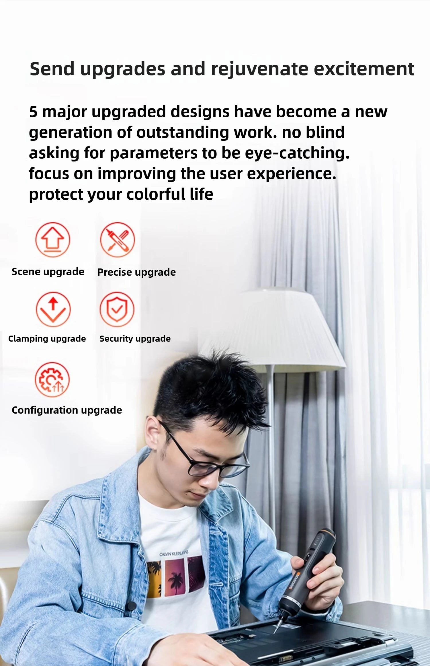 WORX 4V Electric Screwdrivers Set Automatic All-in-one Wireless Precision Screwdriver Household Hand Power Tools WX240 WX242