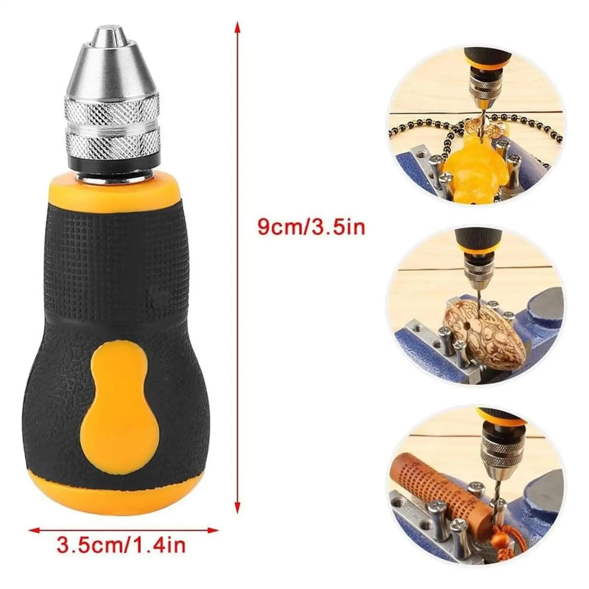 Mini Manual Craft Drill with Ten Bits
