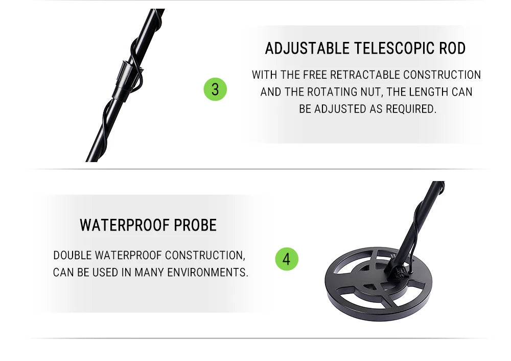 Underground Metal Detector GTX5030H GTX5030 Treasure Hunter Gold Circuit Metales HOT SALE Detecting Gold, Coin, Treasure Hunting