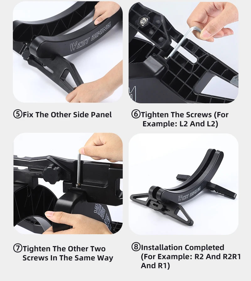 WEST BIKING Adjustable Bicycle Parking Rack MTB Road Bike Indoor Garage Storage Stand Bike Repair Stand Cycling Accessories