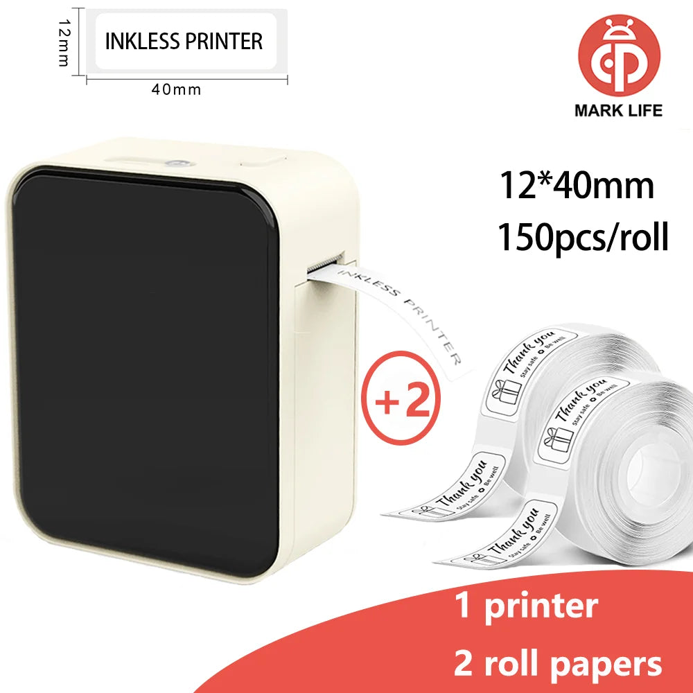 P15 Portable Thermal Label Printer, Package Options