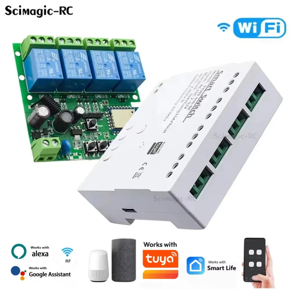 Wi-Fi Relay Controller - Channels and Supply Options