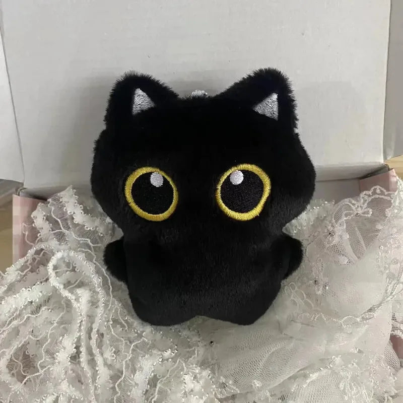 Black Cat Plush Bag Charm, 1 or 2 Pieces
