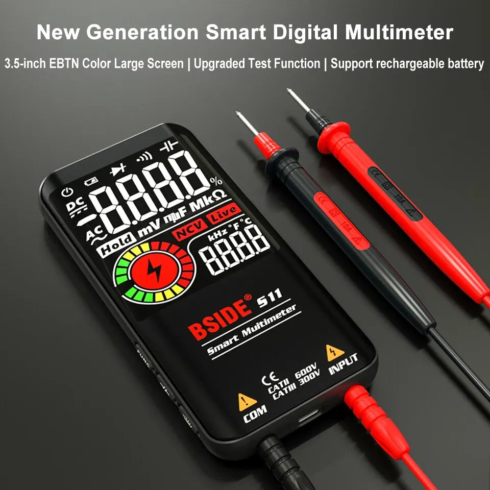 S10/S11 Digital Multimeter with Smart Range Selection