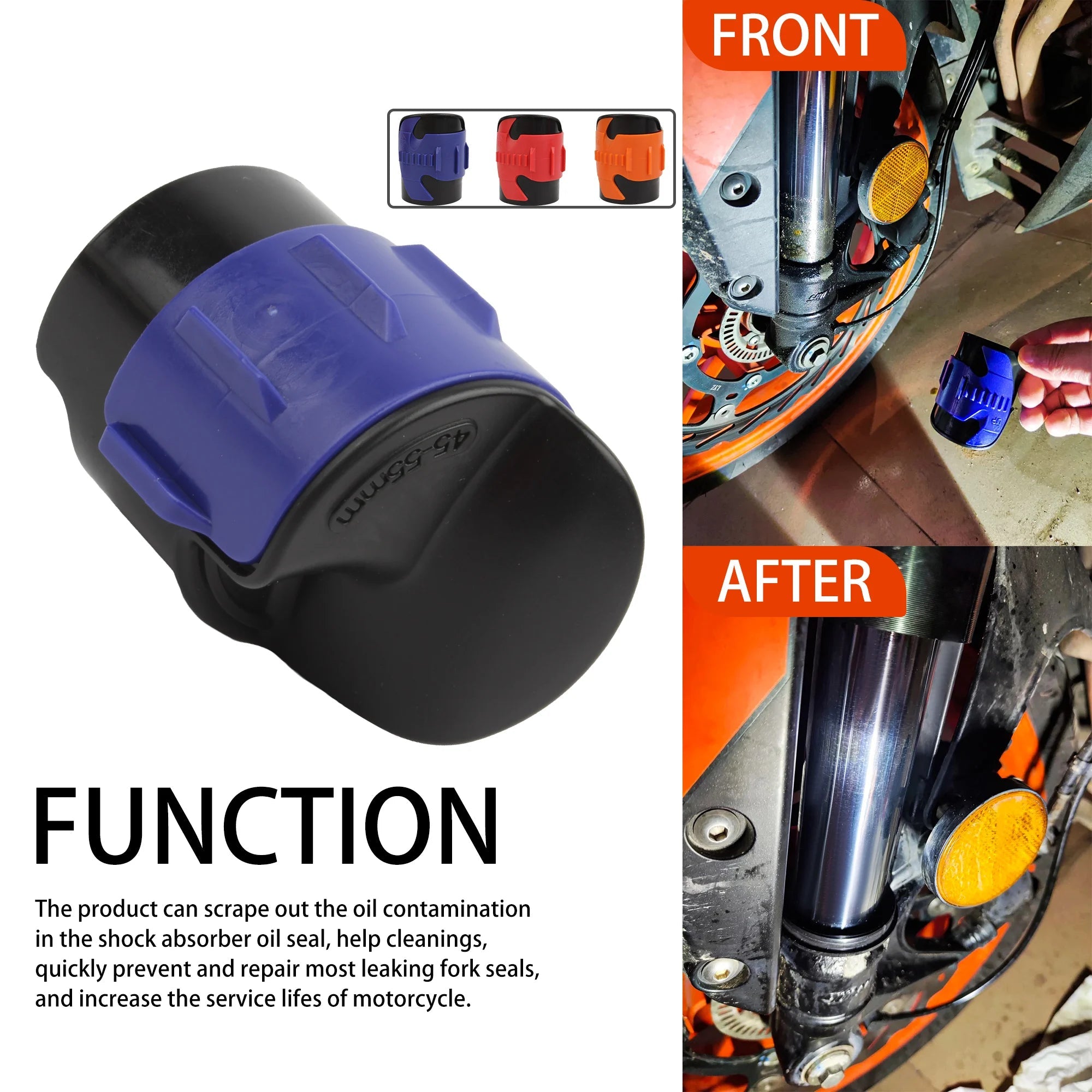 Dirt Pit Bike Front Shock Absorber Cleaner Tool For Motorcycle ATV Suspension Maintenance Kit Professional Motocross Accessories