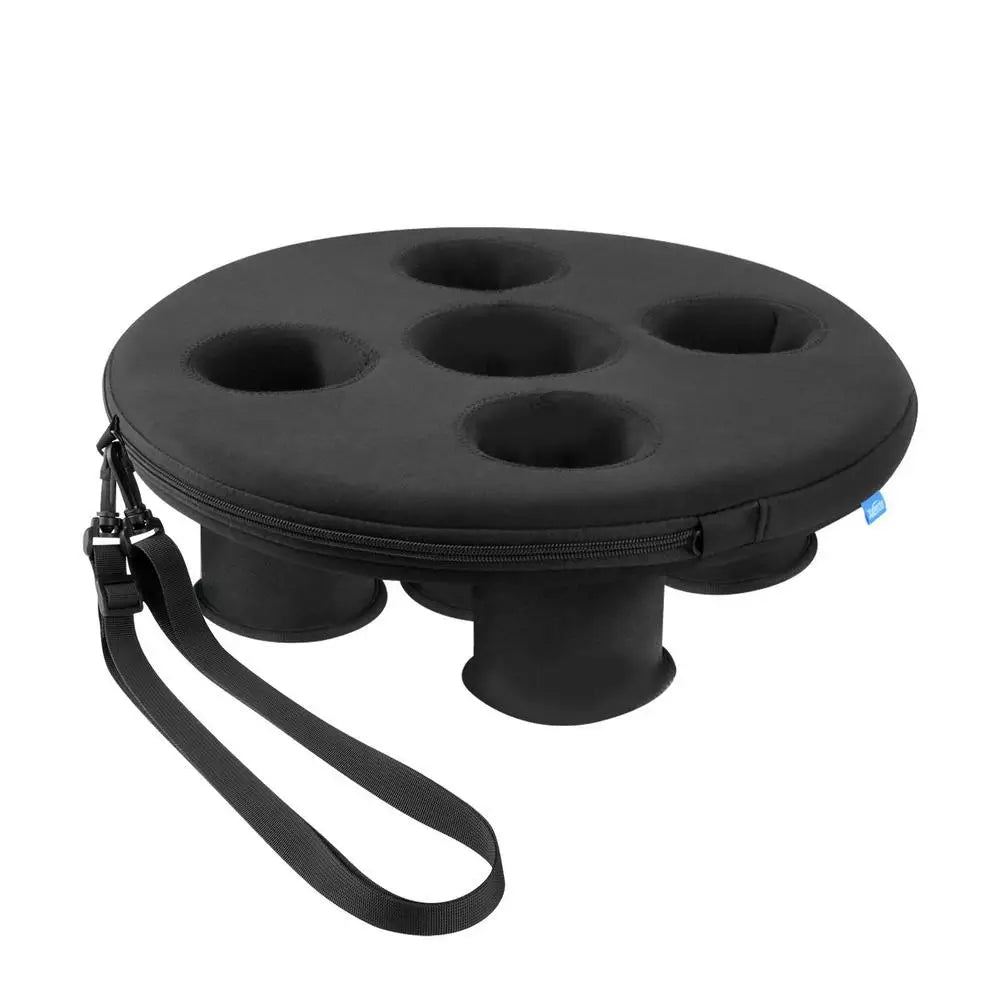 Floating Pool Drink Holder with Five Cup Openings