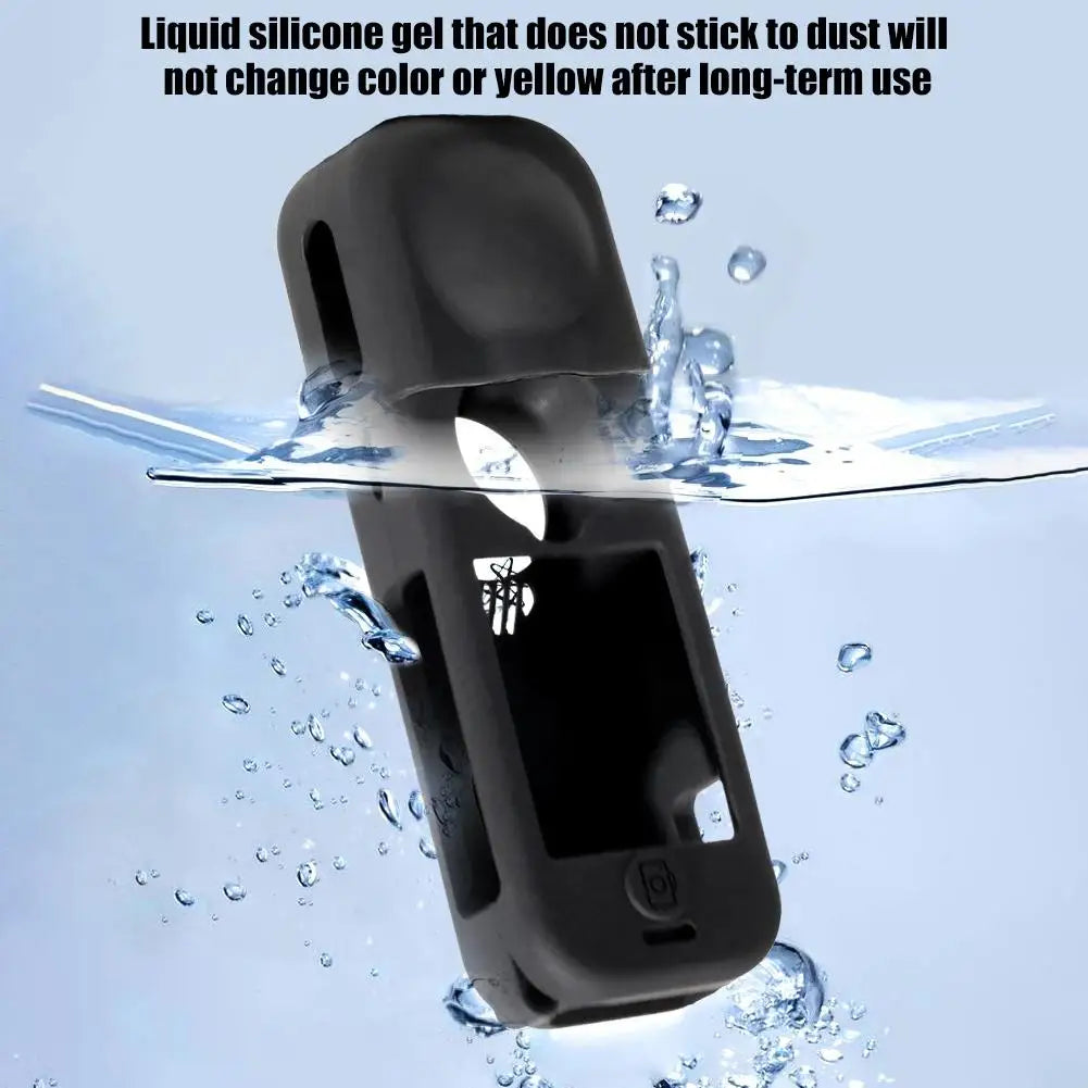 Full Body Protective Case For Insta360 X4 Air Portable Shockproof Dustproof Silicone Cover With Lens Cap