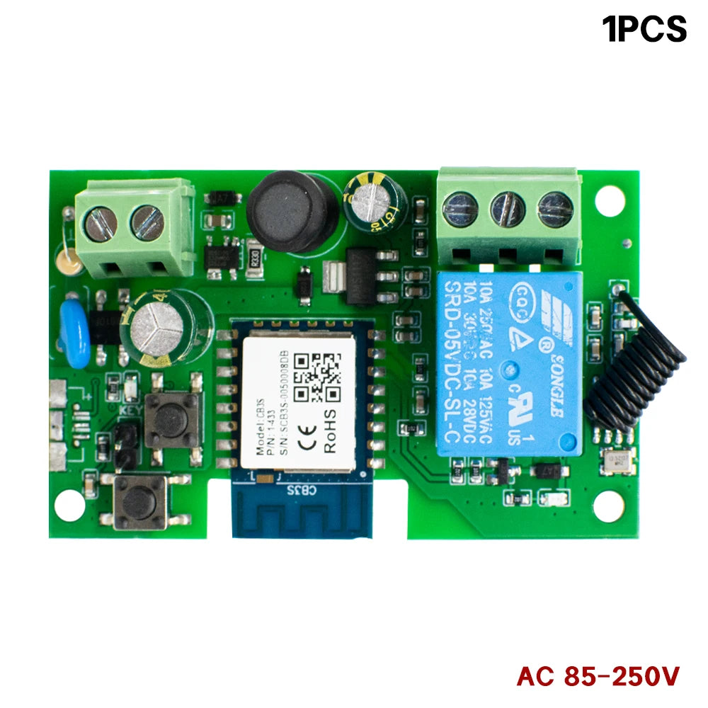 Tuya One-Channel Dry-Contact Relay Options