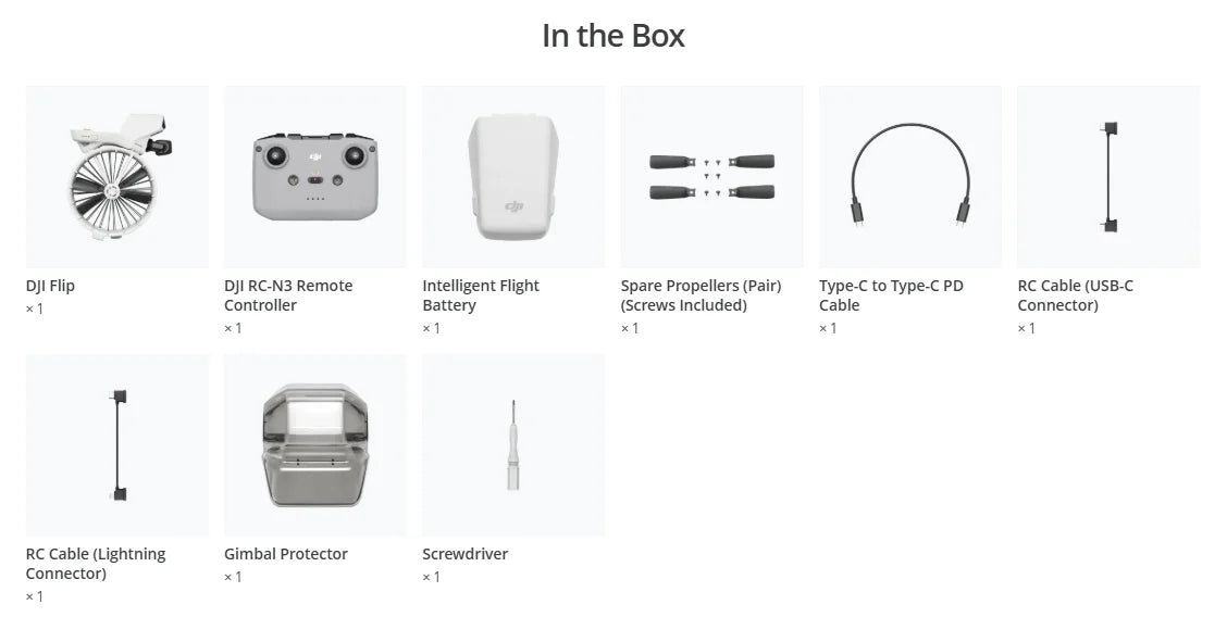 DJI Flip Camera Drone with 4K Stabilized Flight