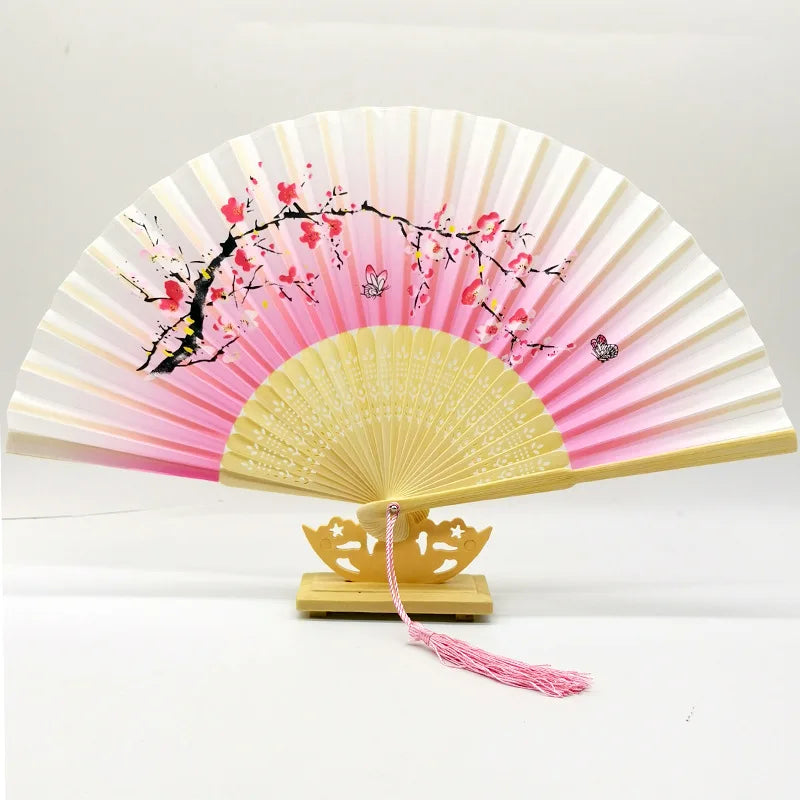 Folding Bamboo Hand Fan in Chinese Style
