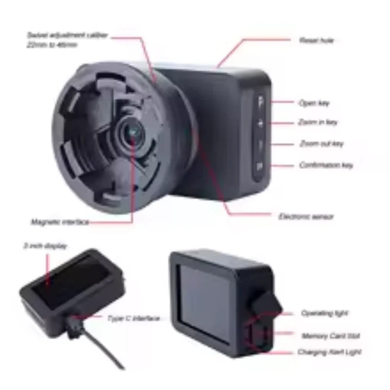 Digital Telescope Eyepiece Camera with Colour Screen