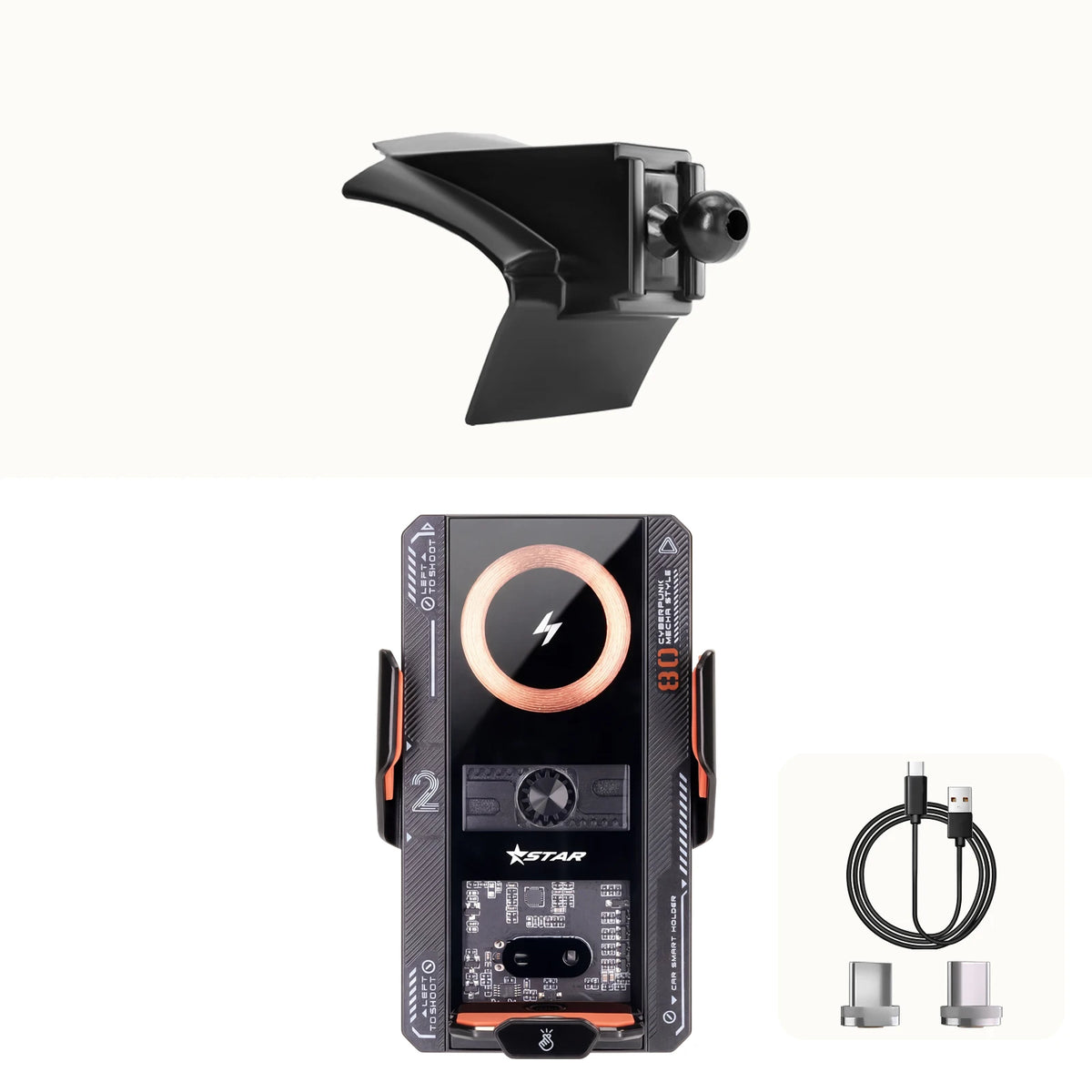 For Toyota Corolla e210 2019-2025 2026 Vehicle-Specific Phone Holder Base Smart Car Phone Mount 66W Charging Holder Accessories