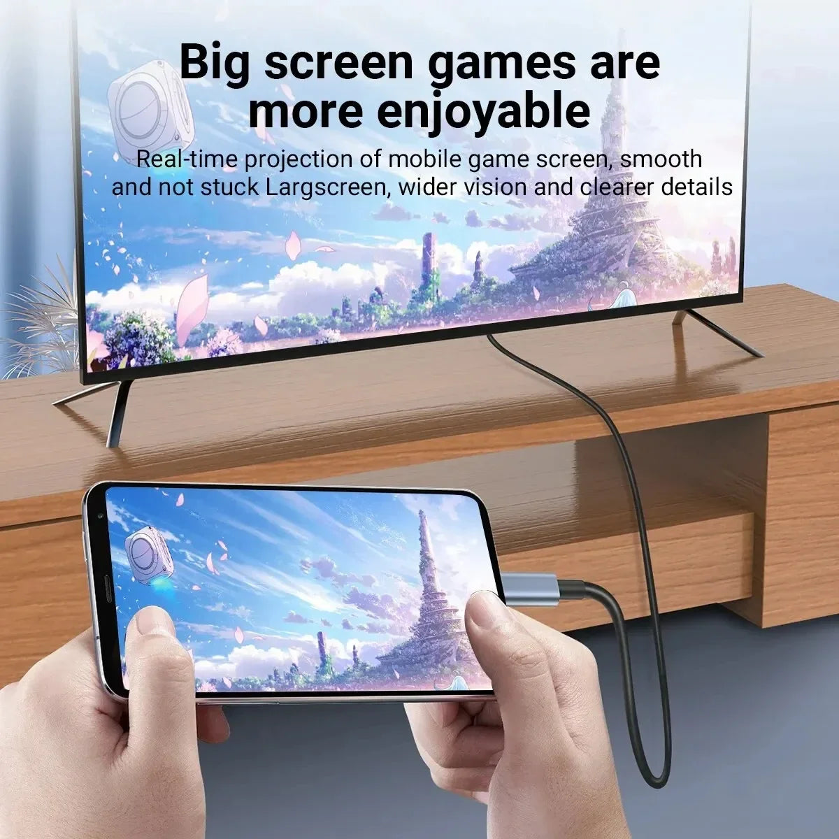 2 m USB-C to HDMI Display Cable, 4K 60 Hz