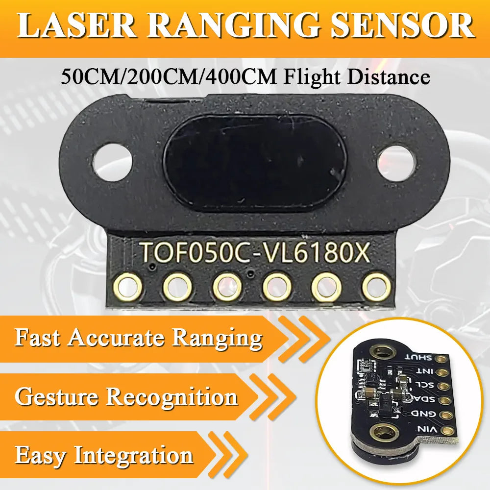 Opzioni Sensore di Distanza Time-of-Flight I2C