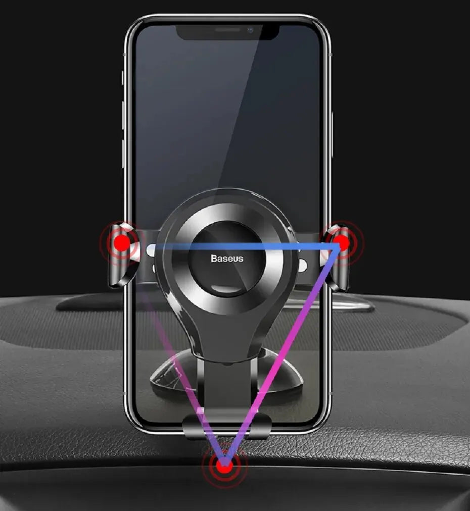 Držiak na telefón do auta s automatickým zámkom na prísavku a 360° otáčaním