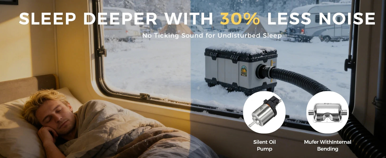 TB10 8KW Alet Kutusu Dizel Hava Isıtıcısı Termostat ve Kablosuz Denetim ile