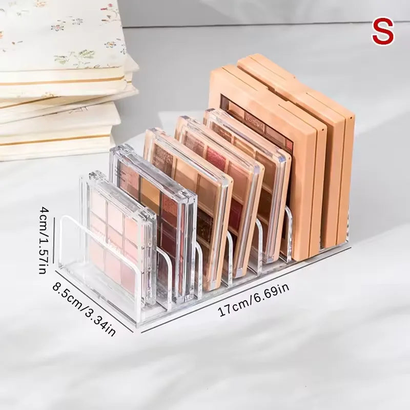 Seven-Compartment Makeup Palette Organiser