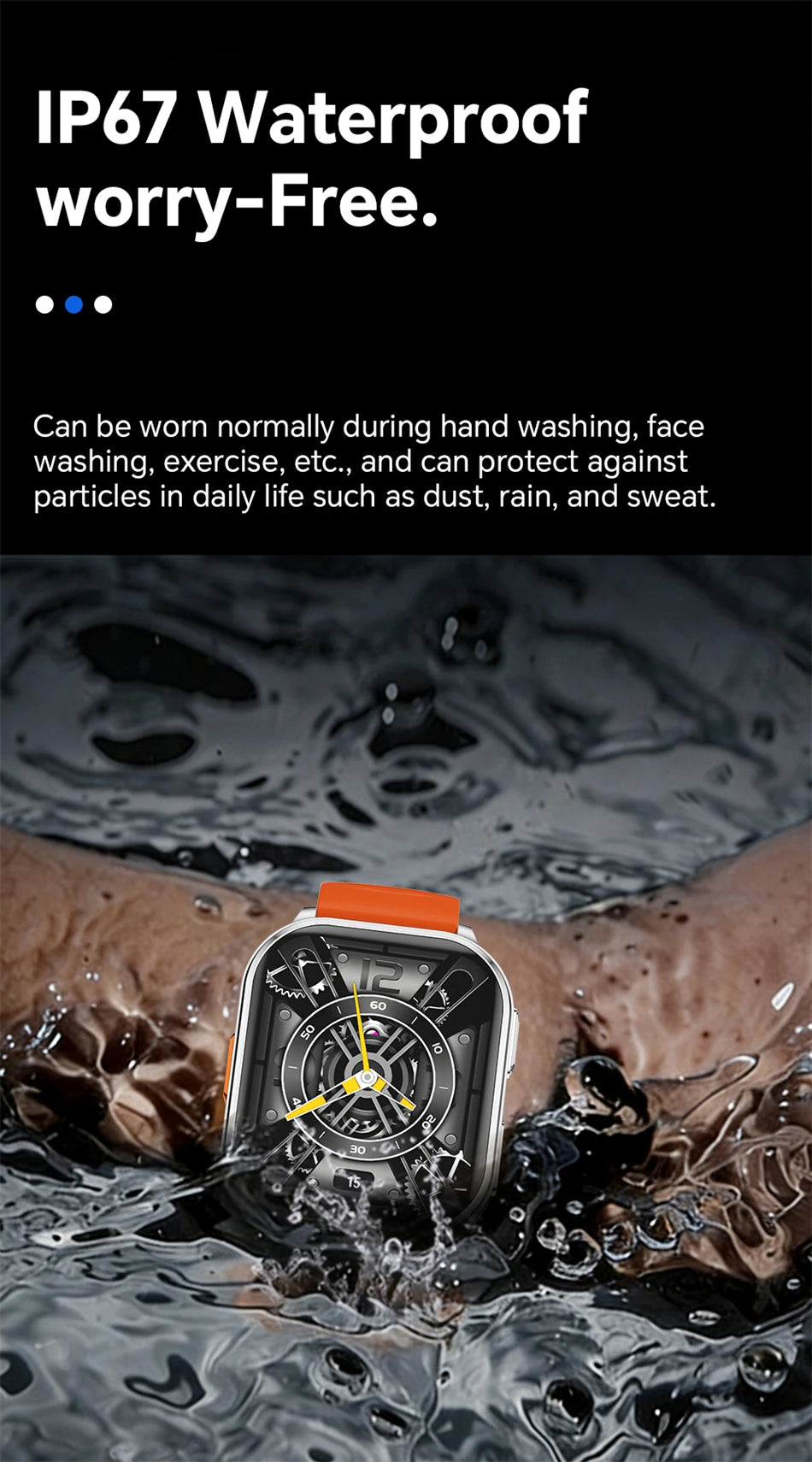 2026 Νew Smart Watch With Camera Men Women Photos Record Video Health Sports Fitness IP68 Waterproof Call Recording Smartwatches