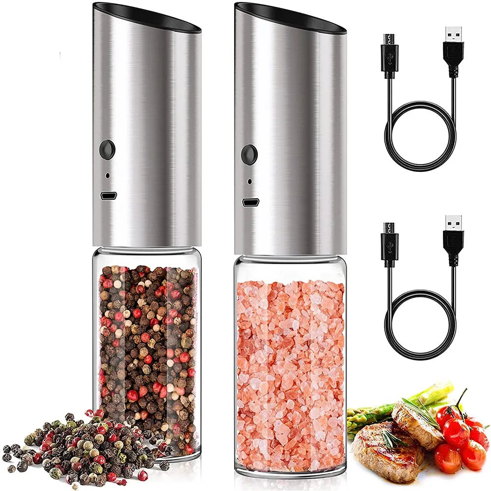 Set macinapepe e sale elettrico USB ricaricabile automatico