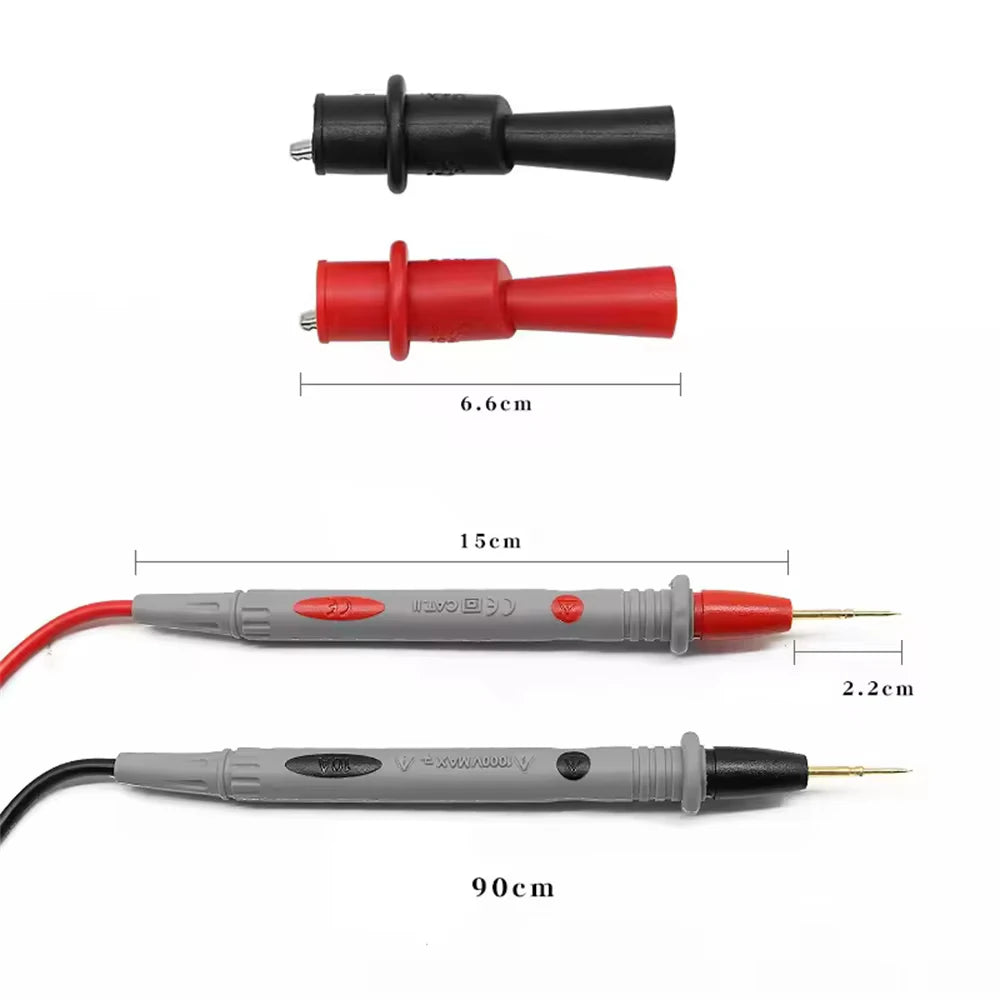 1000V 20A 10A Universal Digital Multimeter Probe Test Leads Pen Tip For Multimeter Feelers Multimeter Wire Cable