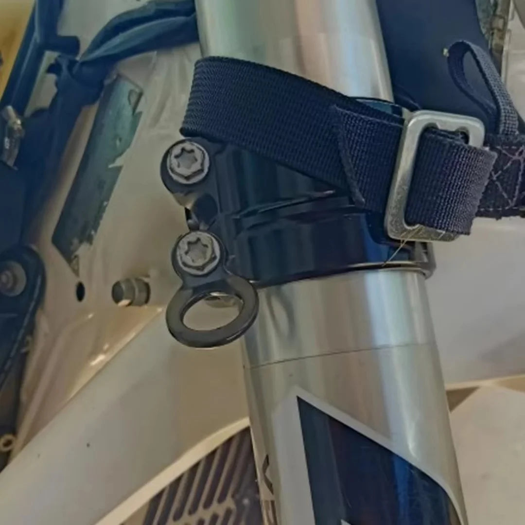 4-Piece Stainless Steel Motorcycle Tie-Down Rings