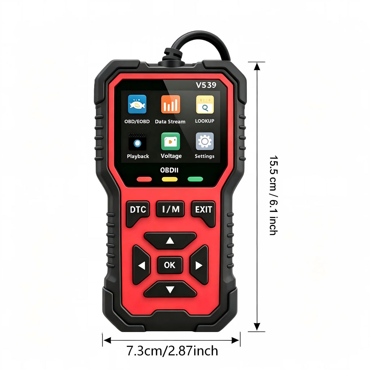 V539 Wired OBD-II Diagnostic Scanner
