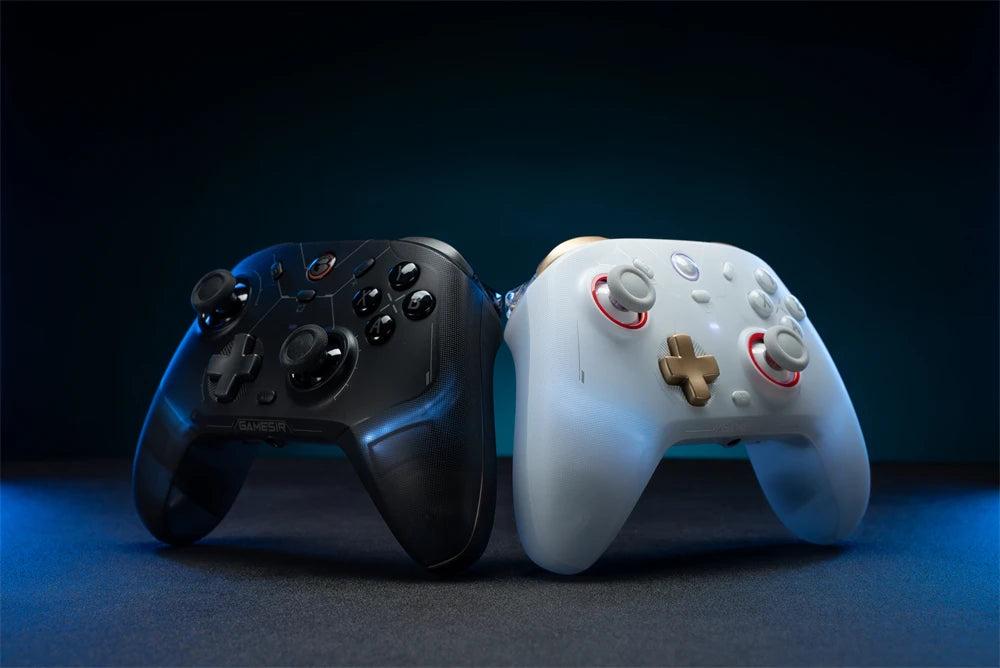 GameSir Cyclone 2 Bezdrátový Pro ovladač Bluetooth hernípad s nabíjecí stanicí Hall Effect joysticky pro Nintendo Switch, iPhone, Android & PC
