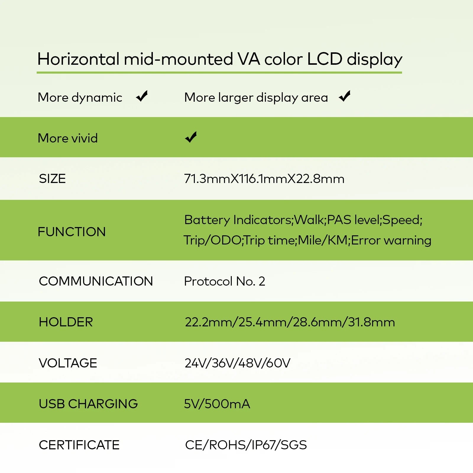 H6C Bicycle Computer Large Screen Led Cycling Computer Odometer Accurate Waterproof Bicycle Speedometer E Bike Accessories