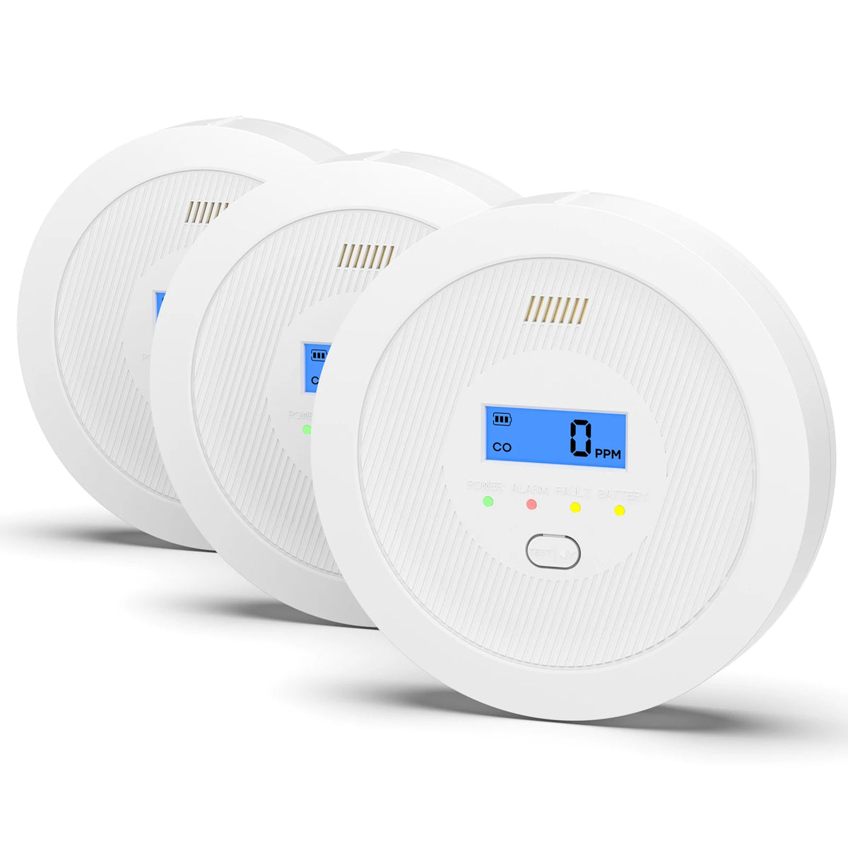 LCD Display Carbon Monoxide Alarm, 85dB CO Detector
