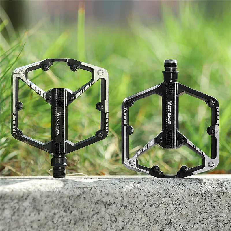 WEST BIKING Aluminium Platform Pedalen — Set