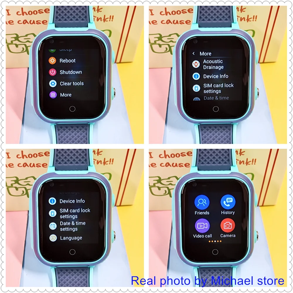 4G Kids Smart Watch GPS WiFi Video Call SOS Camera Tracker