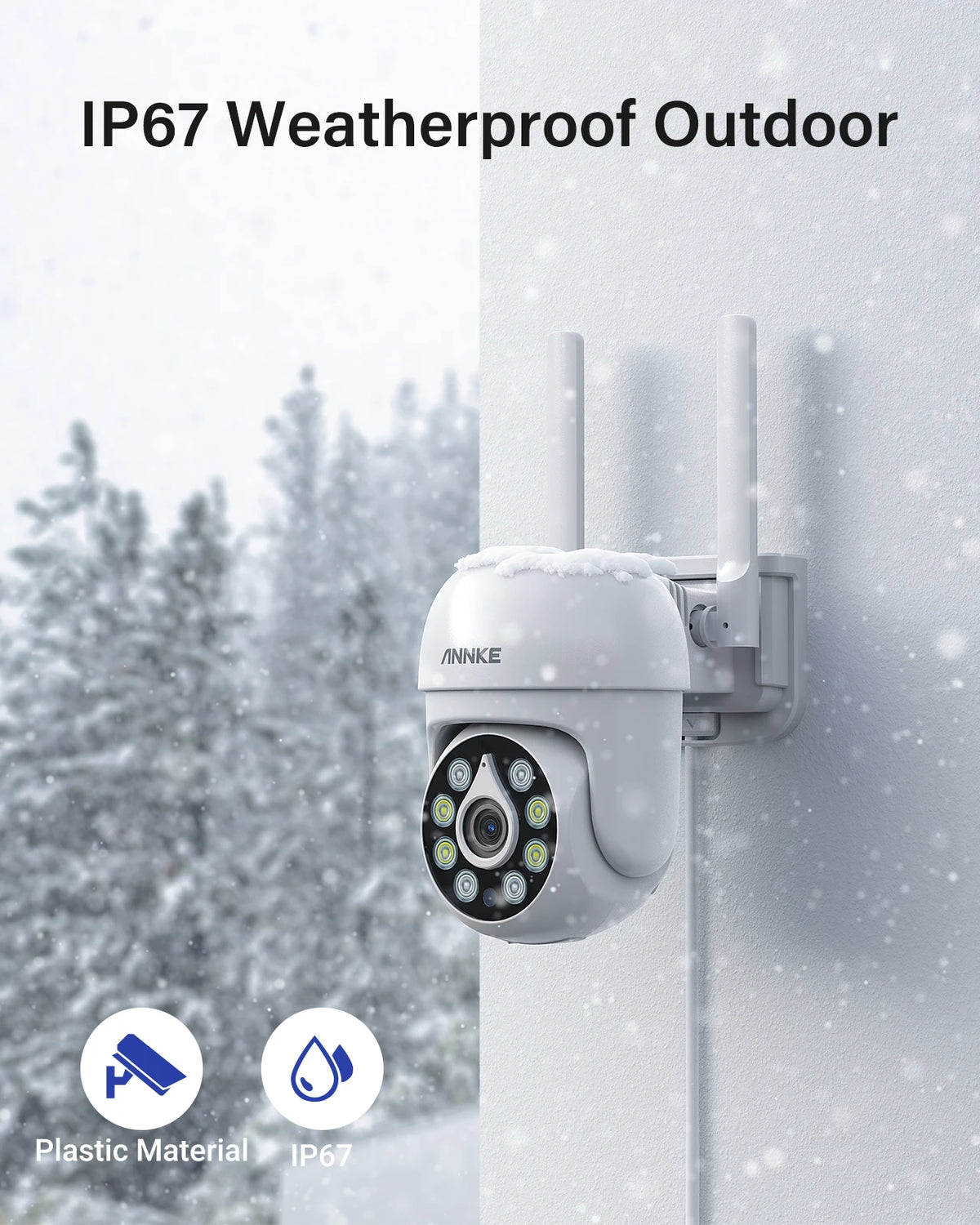 2-Pack 5MP Wireless IP Security Camera with Two-Way Audio