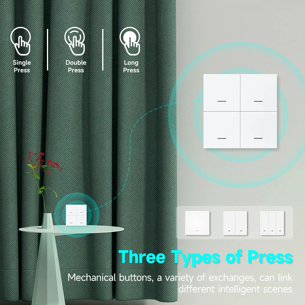 Tuya Zigbee Scene Switch - One to Four Gangs