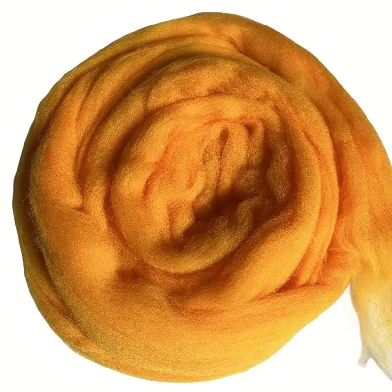 Wool Roving for Felting and Spinning, 100 g