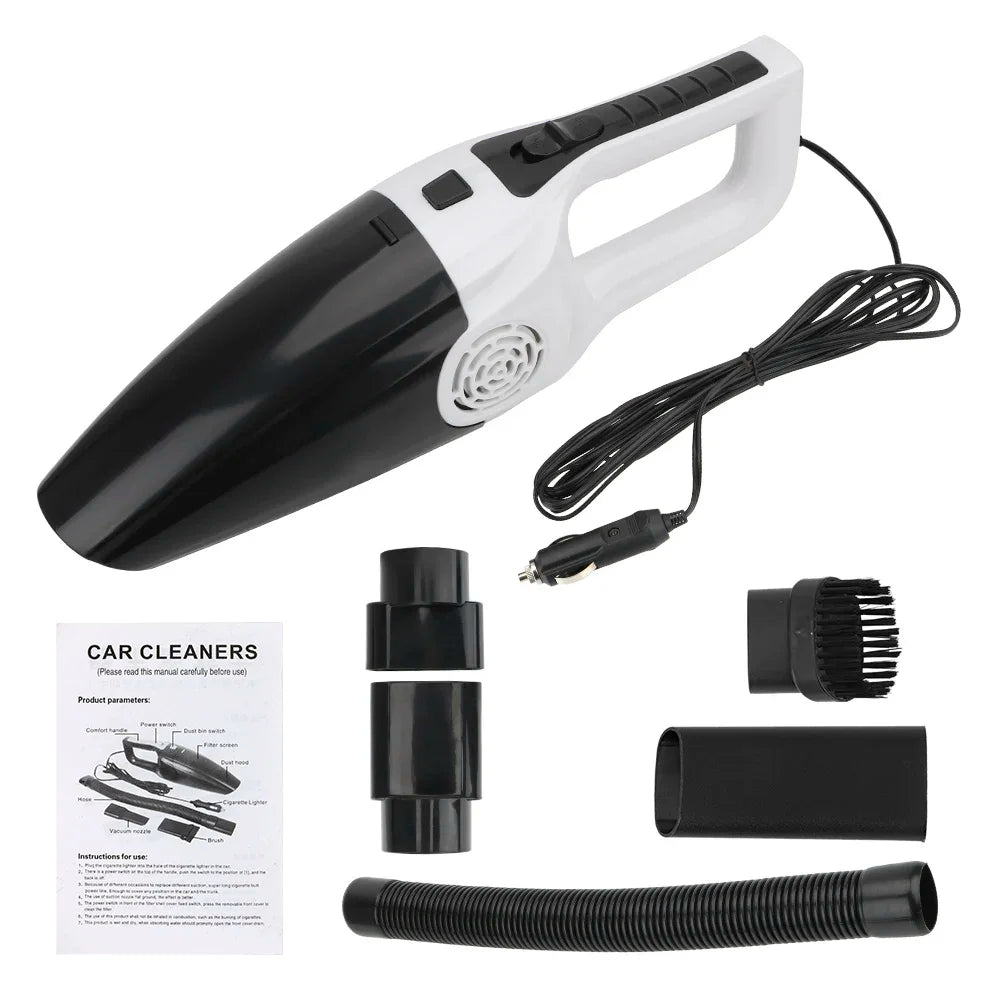 12 V Handheld Car Vacuum - 5 m Power Cord