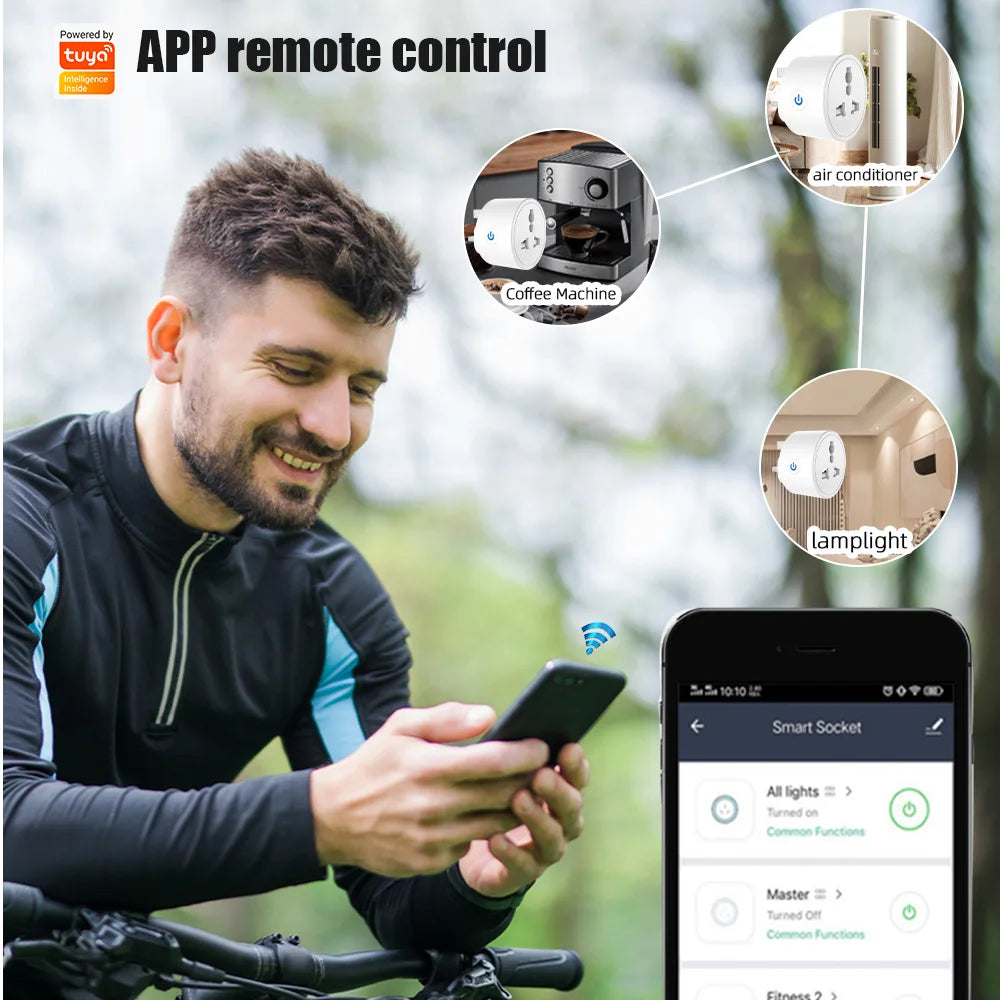 Tuya Wi-Fi Smart Plug Adapter - Regional Options