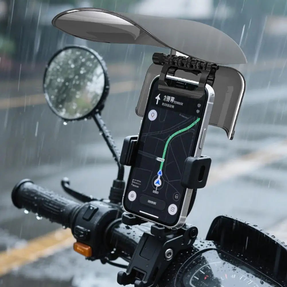 Solskærm til telefonholder til motorcykel